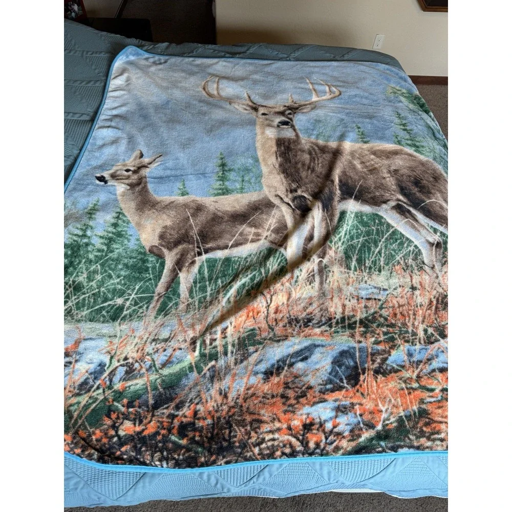 The northwest co James Hautman Autumn Whitetails Blanket